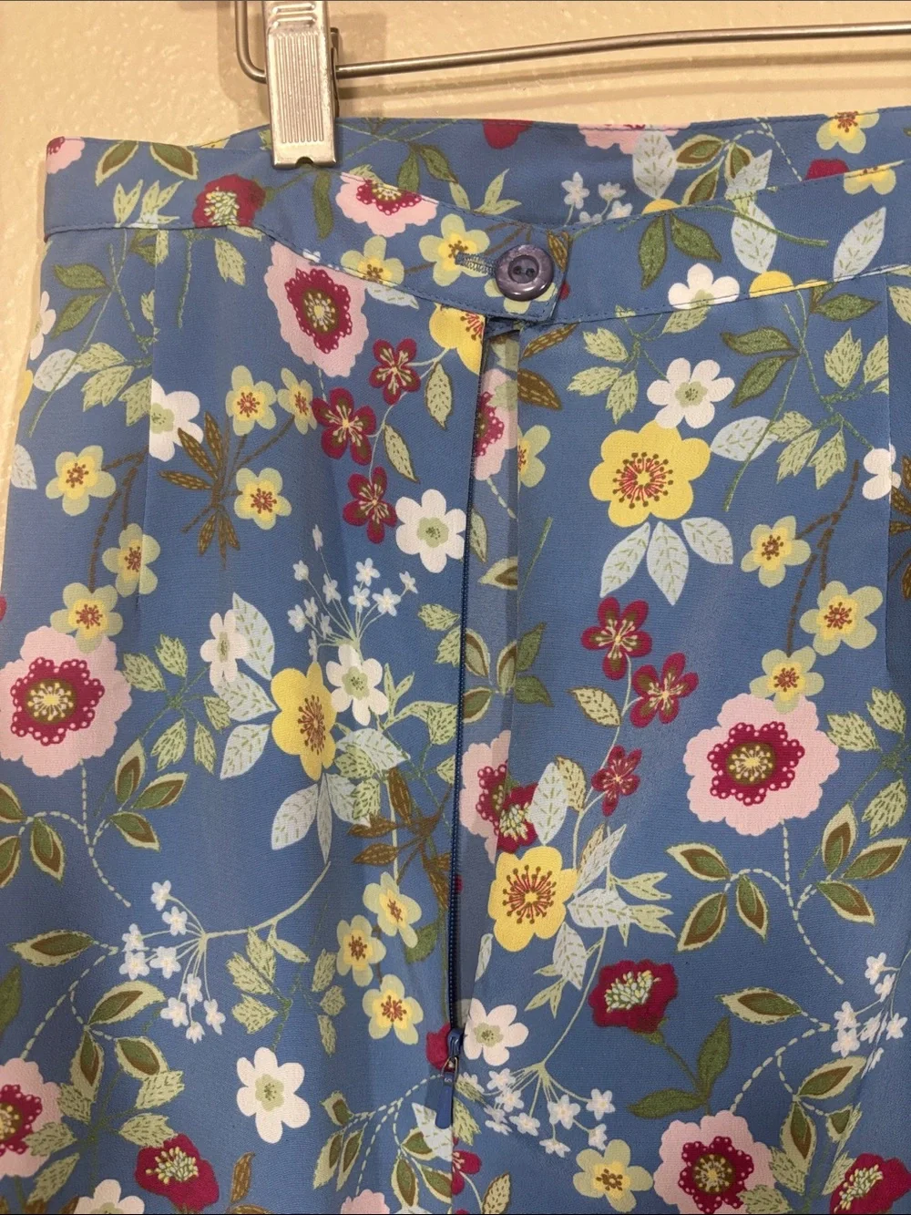 Vintage 2003 Christopher & Banks Floral Skirt Size 14